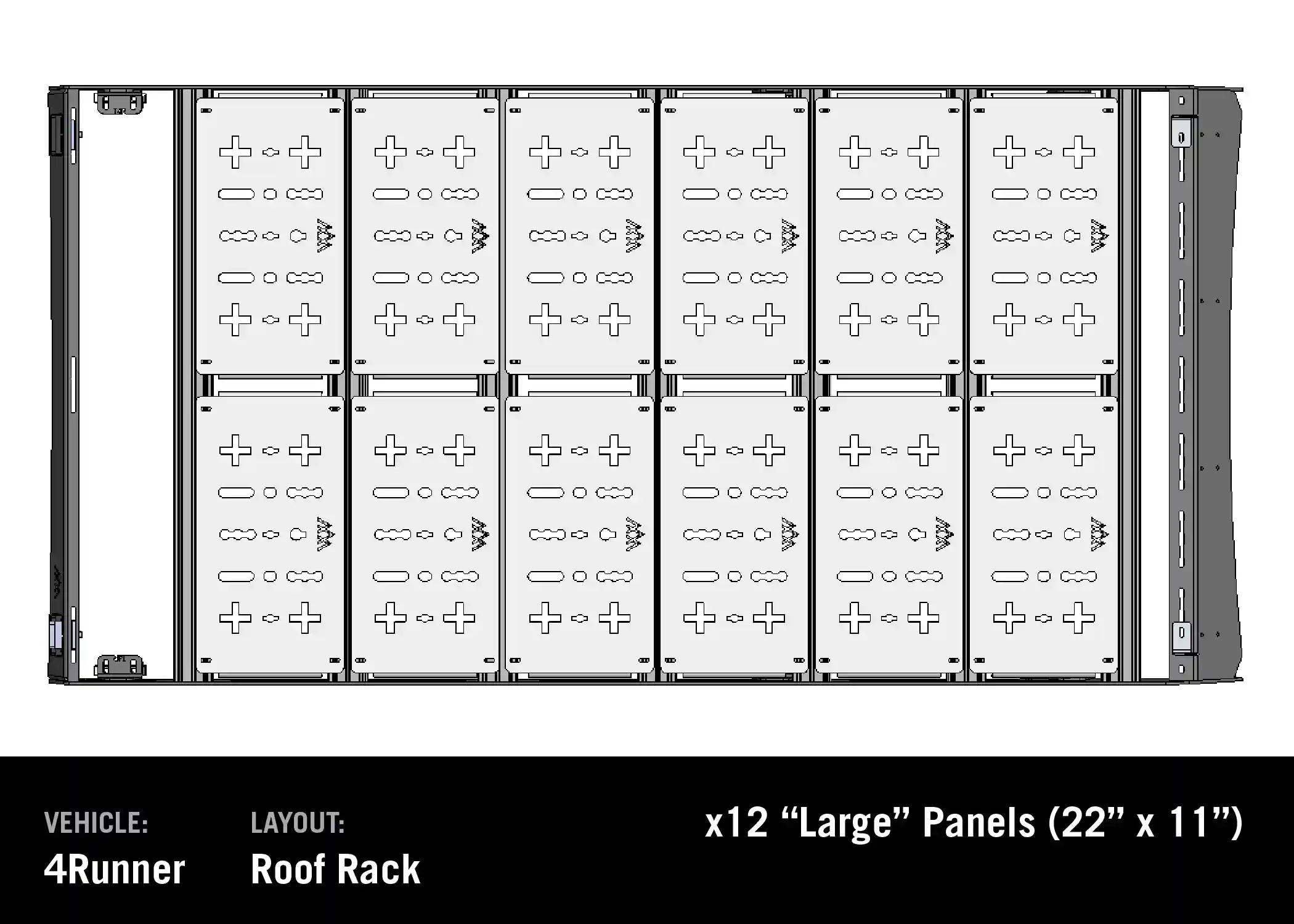 DRIFTR Toyota 5th Gen 4Runner Roof Rack (2010-2024) - Image 9