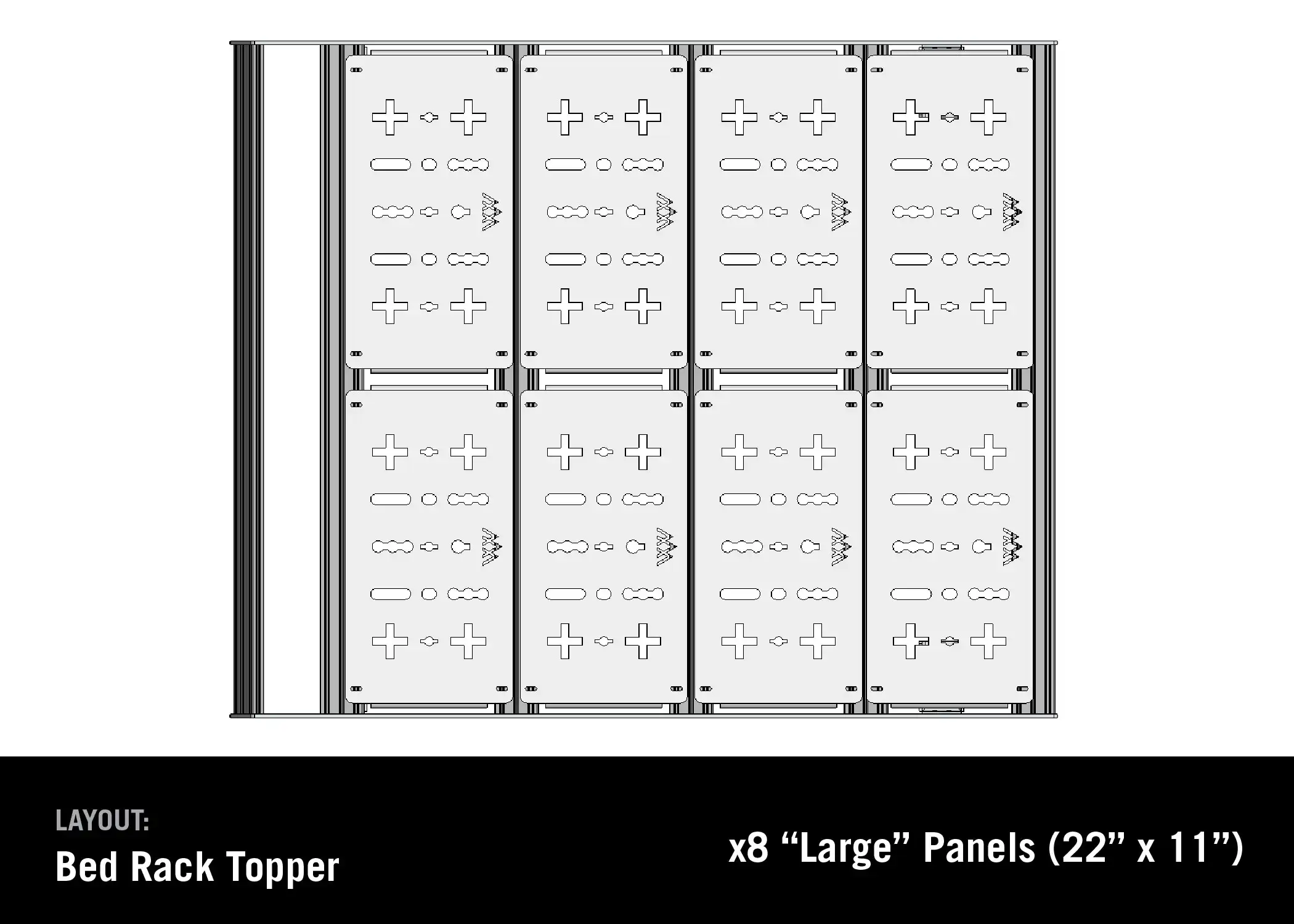 Jeep Gladiator Bed Rack - DRIFTR Topper (Add-on) - Image 13