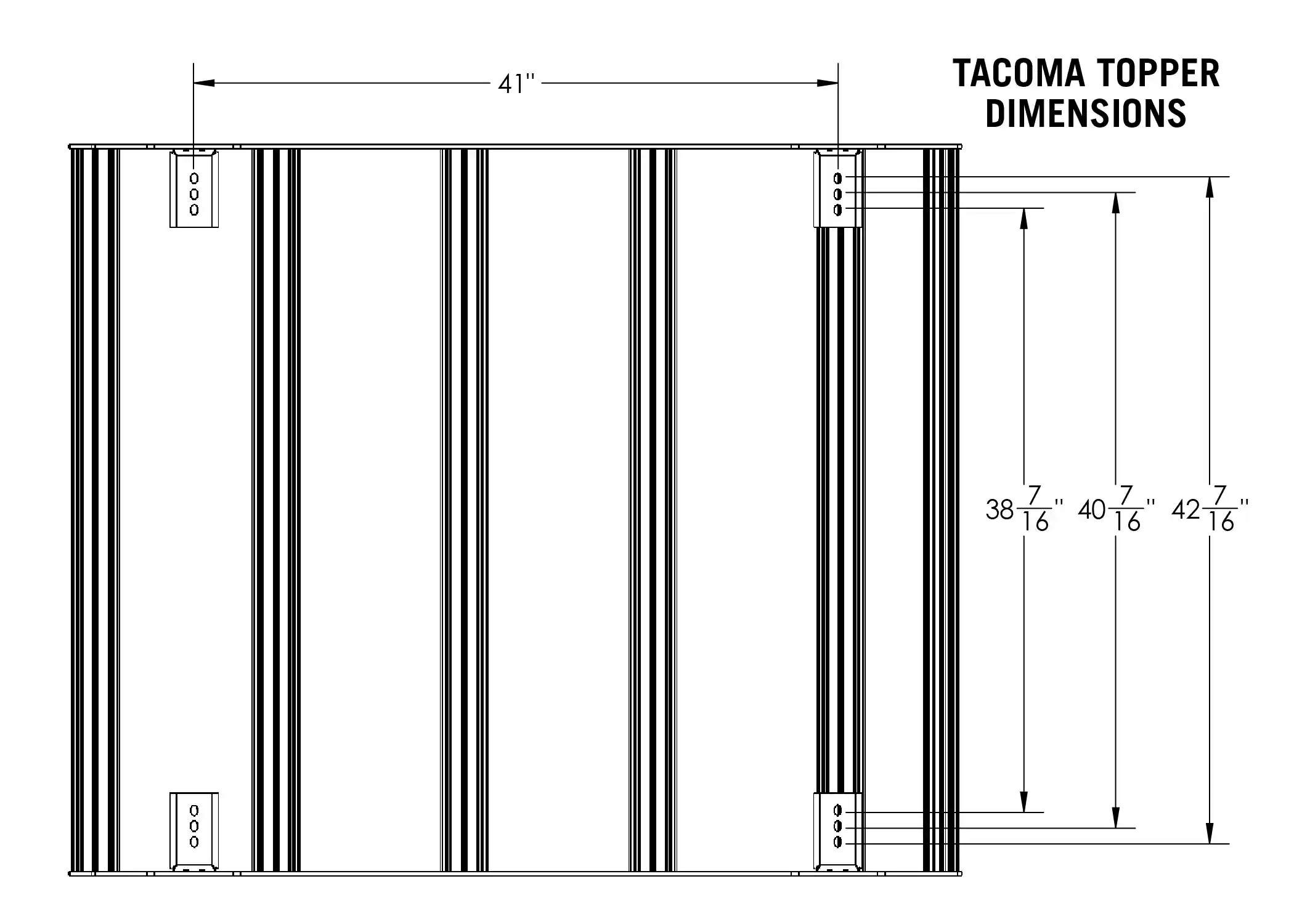 Toyota Tacoma Bed Rack - DRIFTR Topper (Add-on) - Image 5