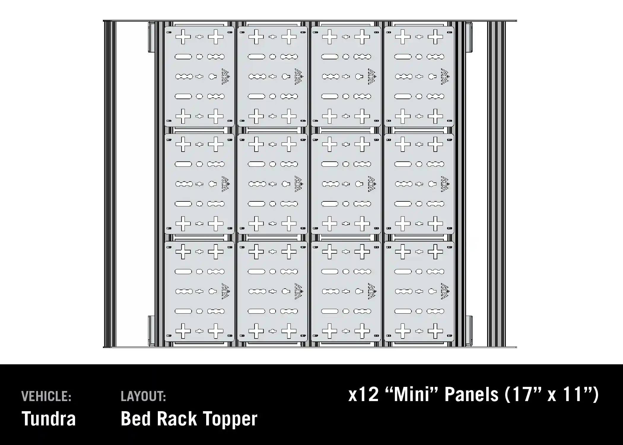 Toyota Tundra Bed Rack - DRIFTR Topper (Add-on) - Image 7