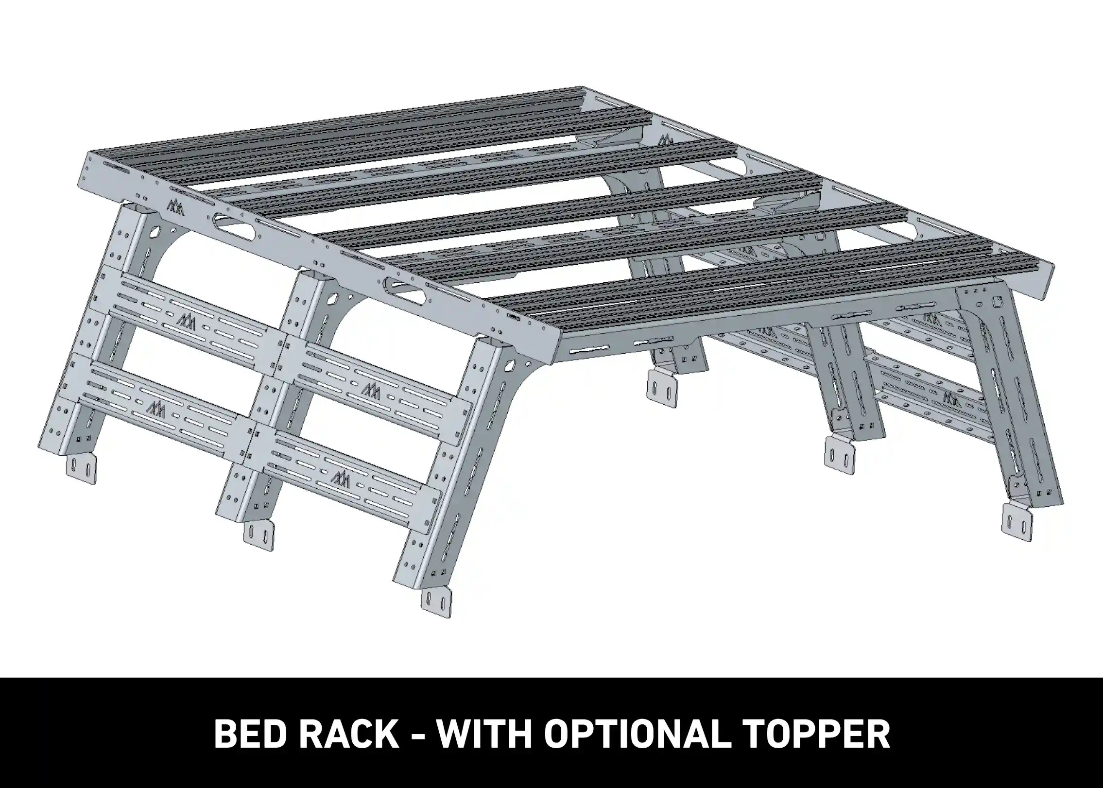 Toyota Tundra Bed Rack - Full Height - Image 9